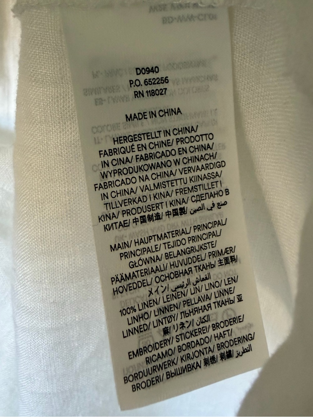 Boden Una Linen Embroidered Caftan Maxi Dress. Size: 8 - Picture 13 of 16